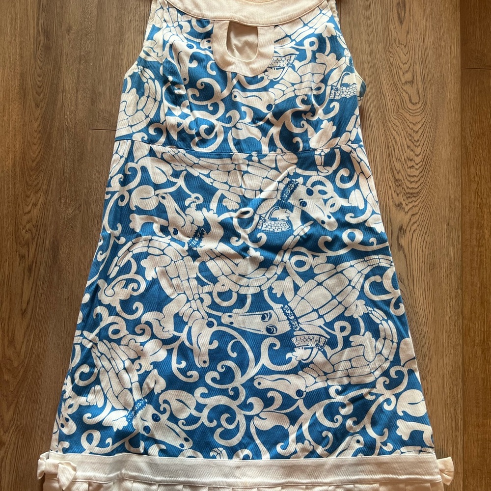 Lilly Pulitzer Blue Tie Front Dress